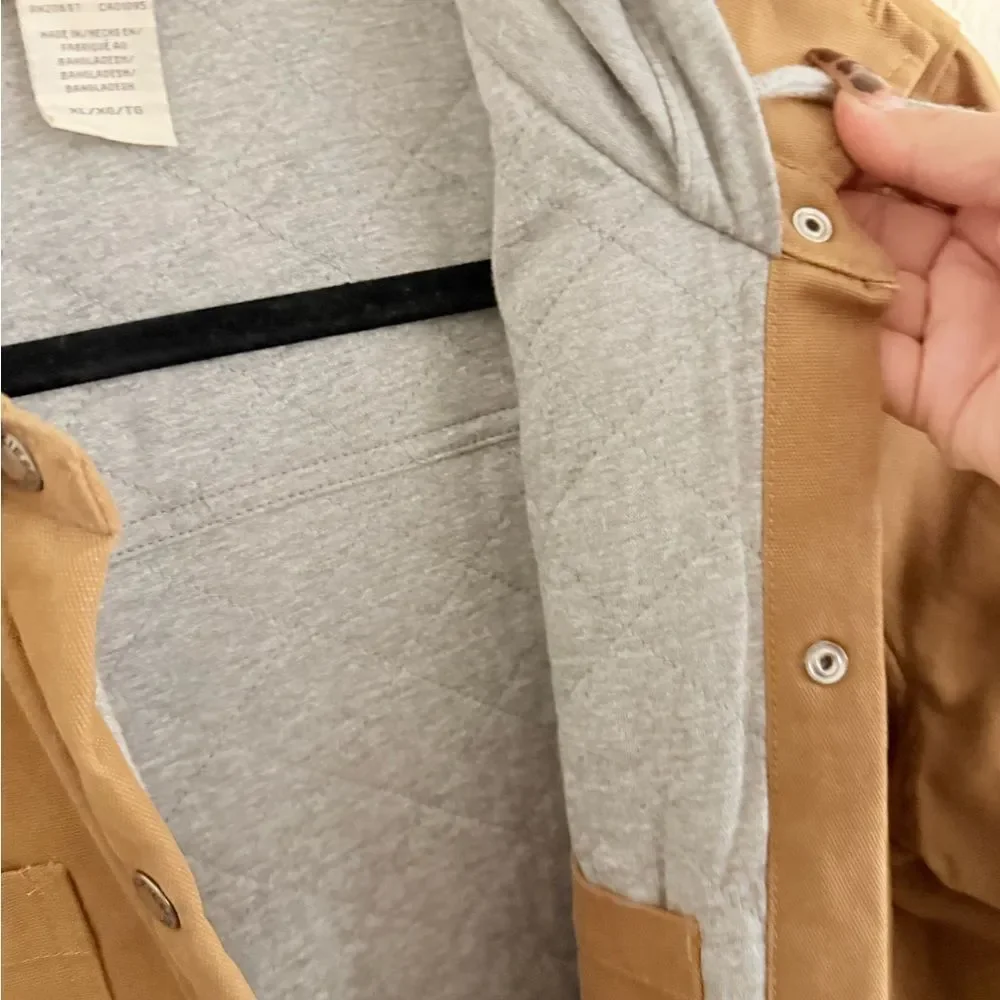 Dickies Brown Jacket with Gray Hood attached